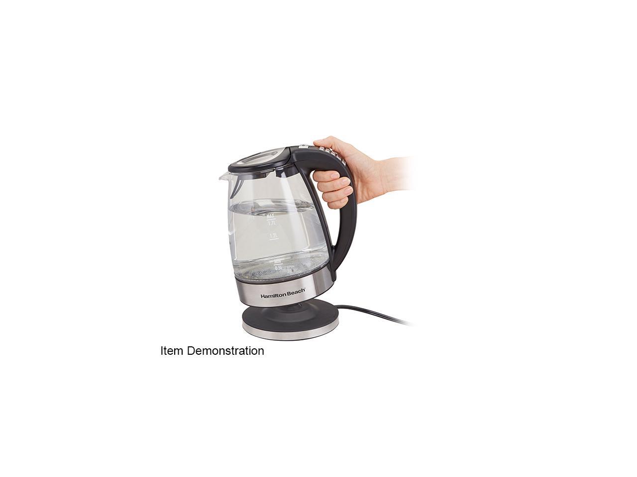 Hamilton Beach 40941R 1.7 Liter Variable Temperature Glass Kettle