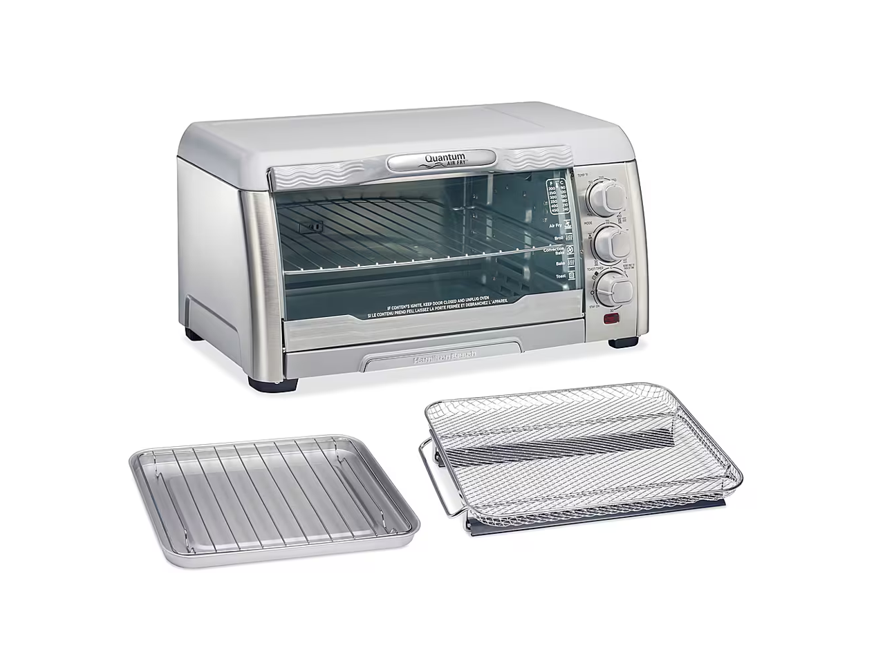 Hamilton Beach 31350 White Air Fryer Toaster Oven with Quantum Air Fry