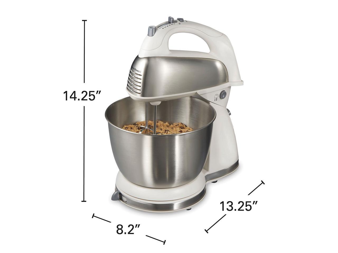 Hamilton Beach 64655 Classic 4 Quart 6 Speed Stand Mixer White mixer