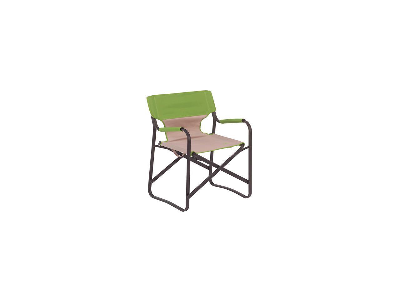 coleman steel deck chair