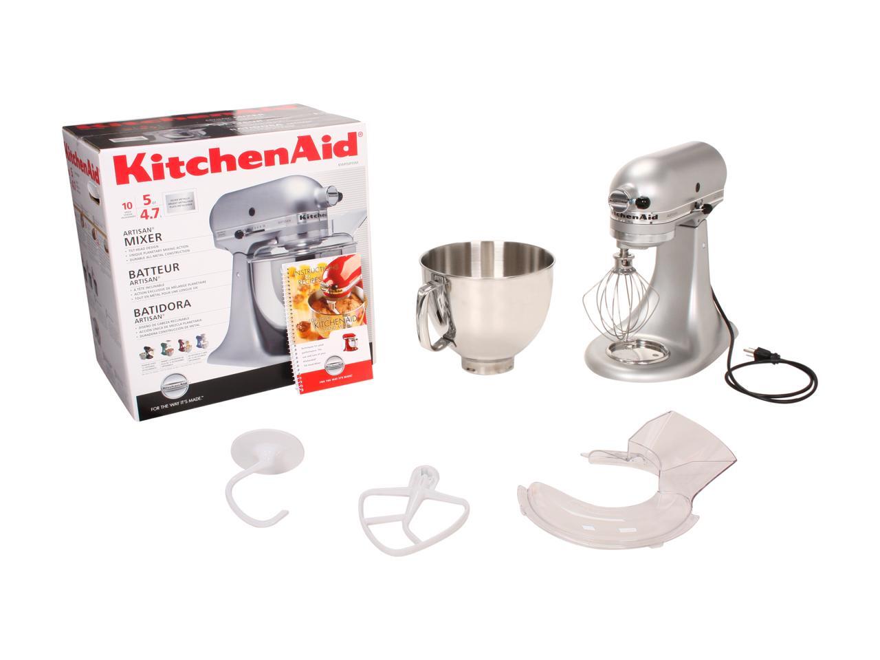 KitchenAid KSM150PSSM Artisan Series 5Quart TiltHead Stand Mixer