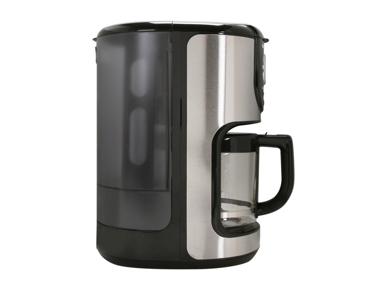 KitchenAid KCM111OB Onyx Black 12 Cup Glass Carafe Coffee Maker