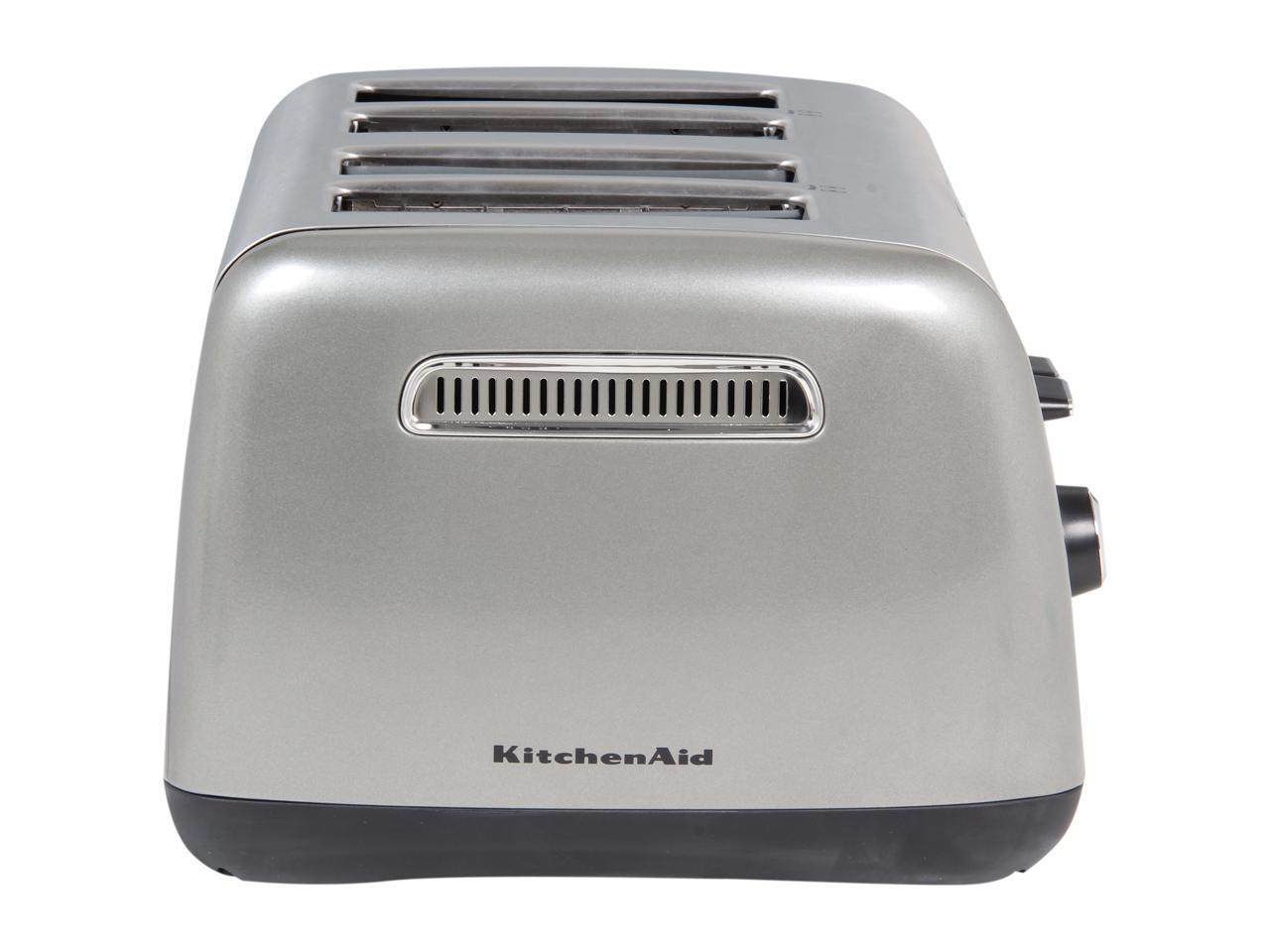 KitchenAid KMT422CU Contour Silver 4 Slice Toaster