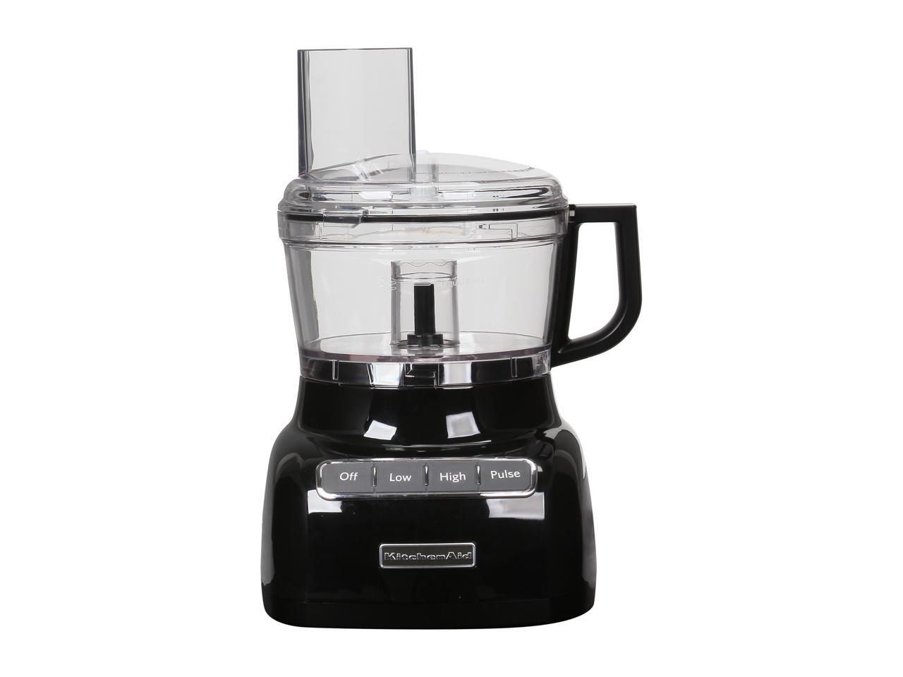 KitchenAid KFP0711OB Onyx Black 7Cup Food Processor with ExactSlice