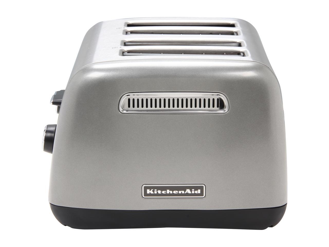 KitchenAid KMT4115CU Countour Silver 4 Slice Toaster