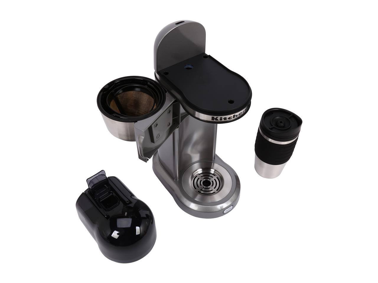 KitchenAid KCM0402CU Contour silver Personal Coffee Maker with