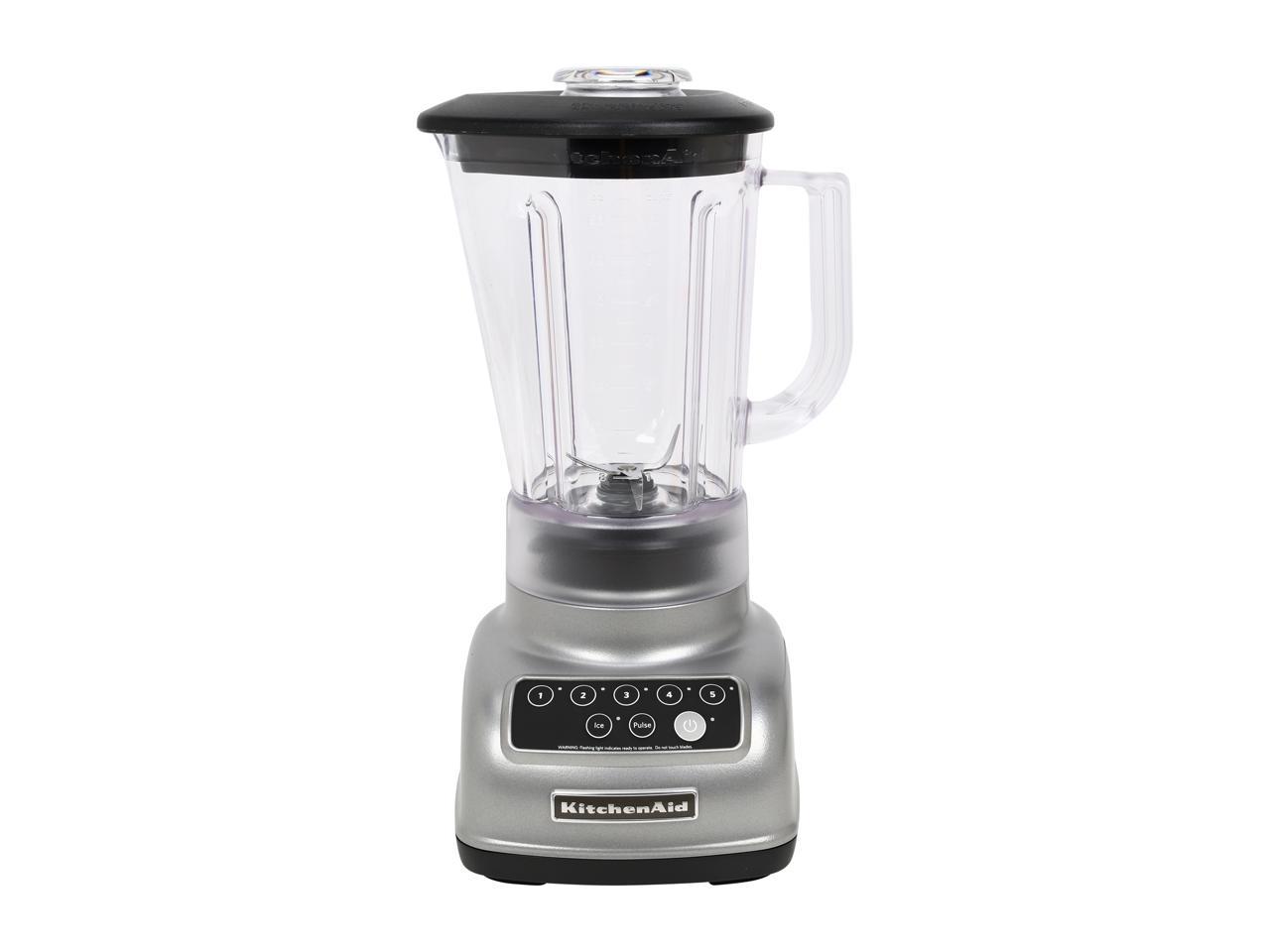 KitchenAid Die Cast Metal Base 5-Speed 56 Oz. Blender Silver KSB1570SL ...