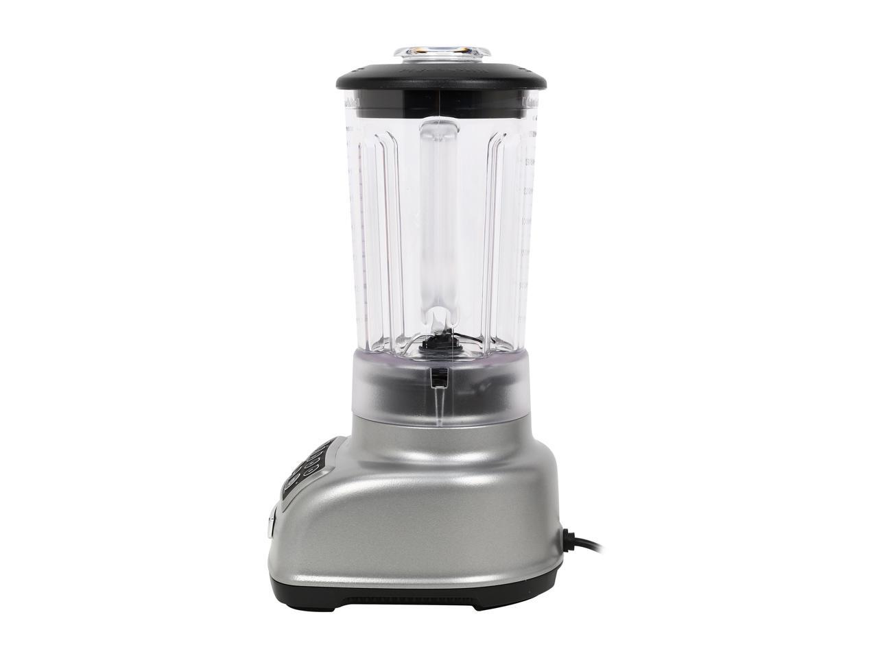 KitchenAid Die Cast Metal Base 5Speed 56 oz. Blender Silver KSB1570SL