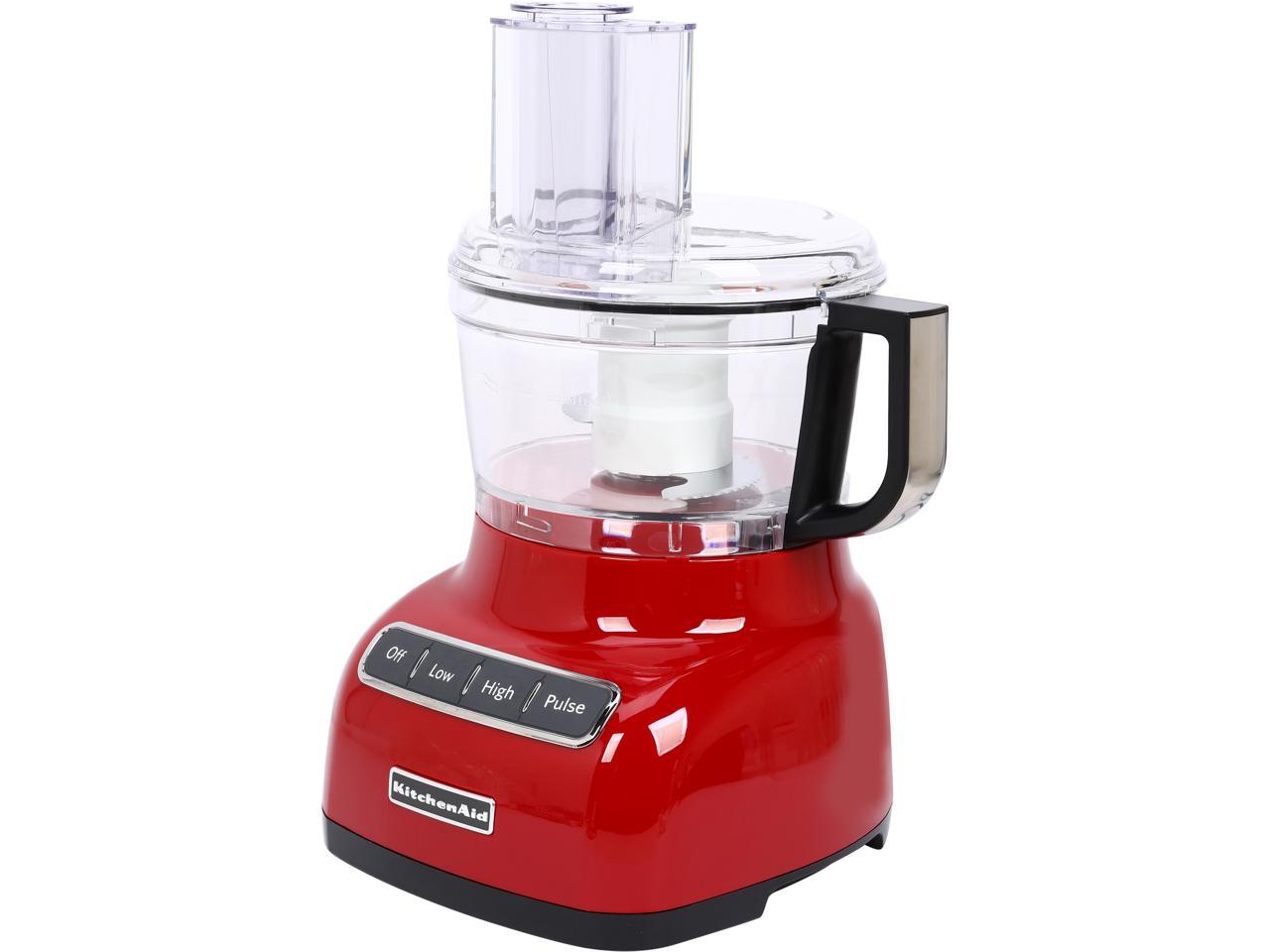 Kitchenaid Kfp0711er Empire Red 7 Cup Food Processor With Exactslice System Neweggca