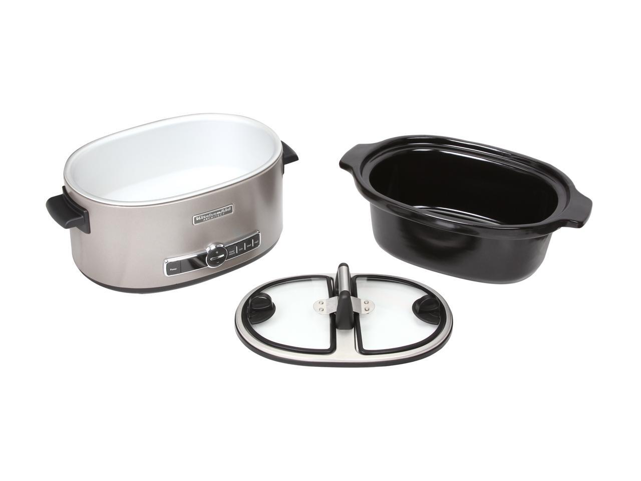 KitchenAid KSC6222ACS COCOA SILVER Architect Series 6Quart (5.7L) Slow