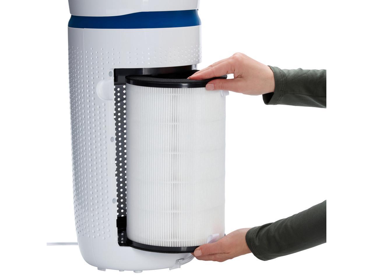 Homedics 5 in 1 Tower Air Purifier 360 True HEPA Filtration, Energy