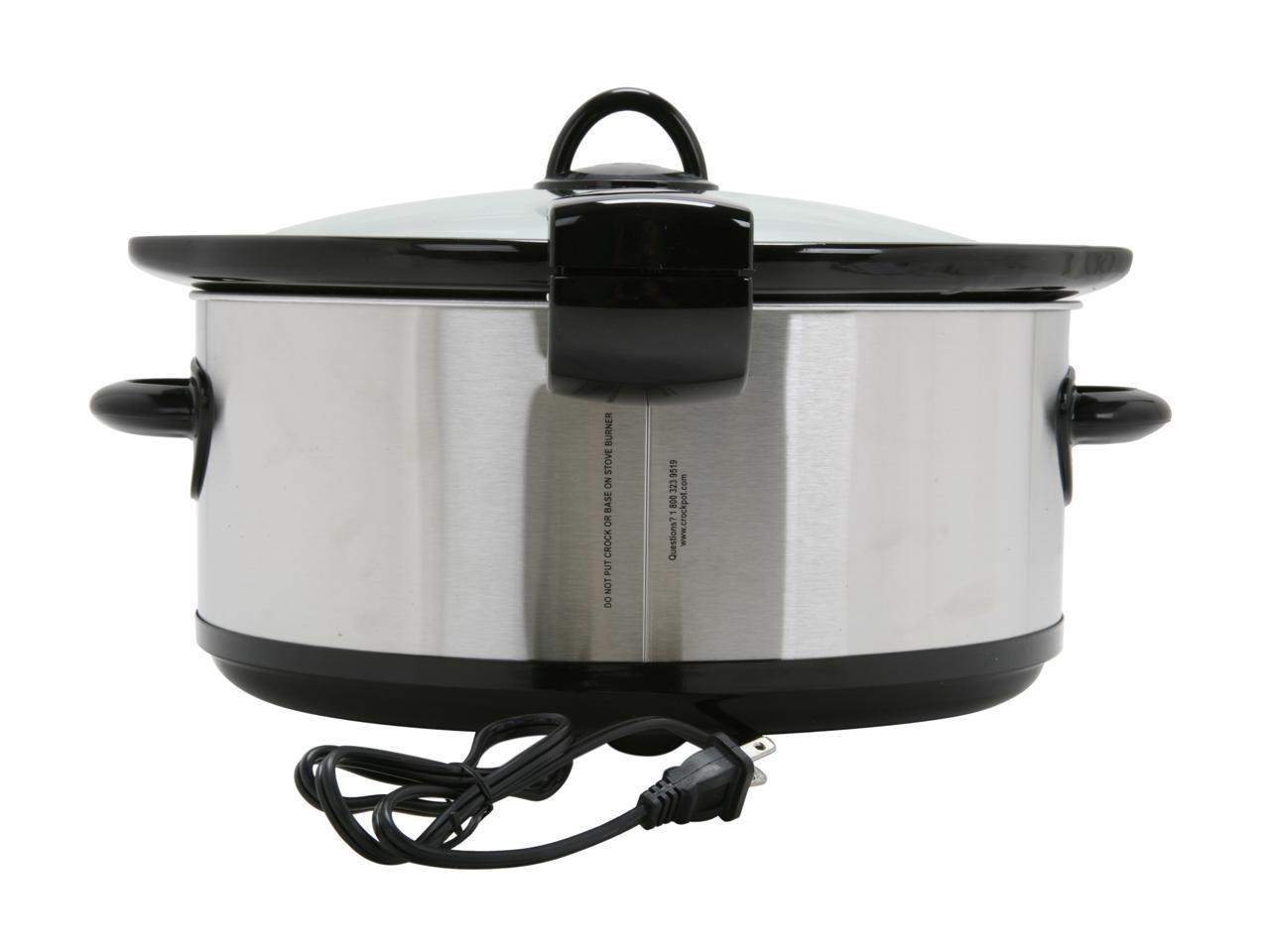 RIVAL SCVC604-SS 6 Quart Digital Slow Cooker - Newegg.com