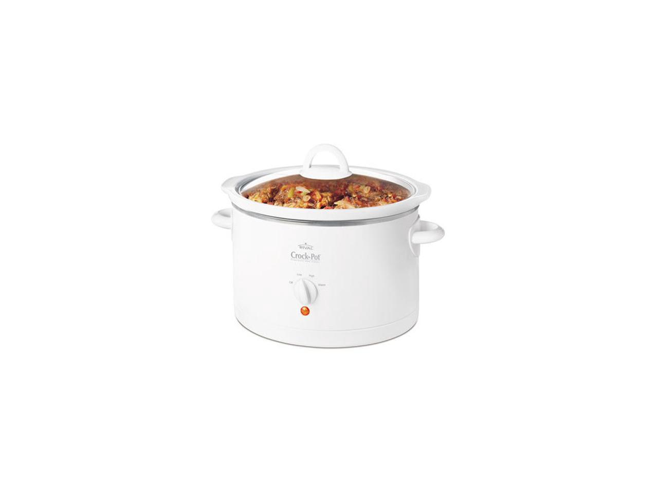 CROCK-POT 3060W White Round Slow Cooker - Newegg.com