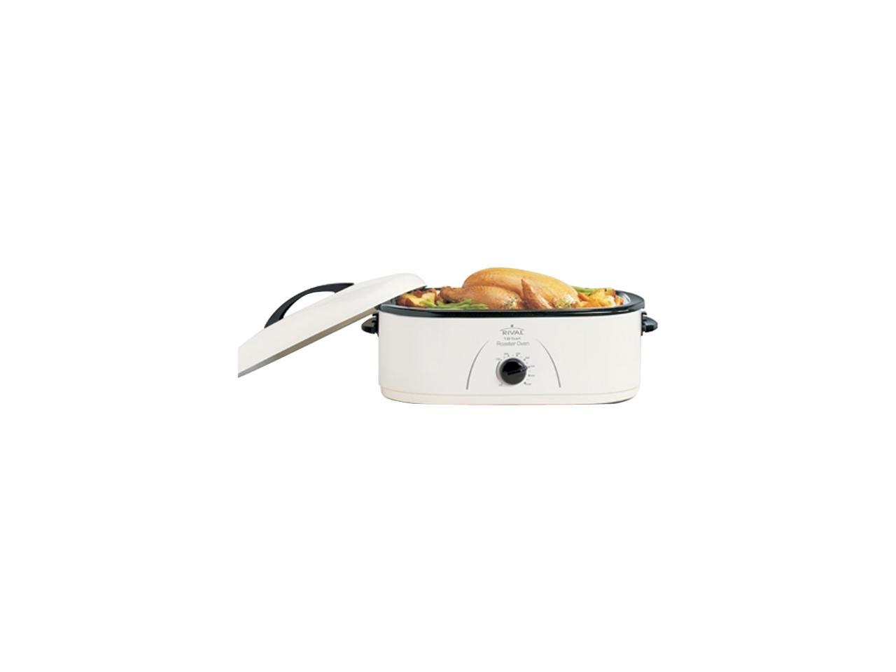 RIVAL White Roaster Oven w/ Bonus Buffet Server RO188BR