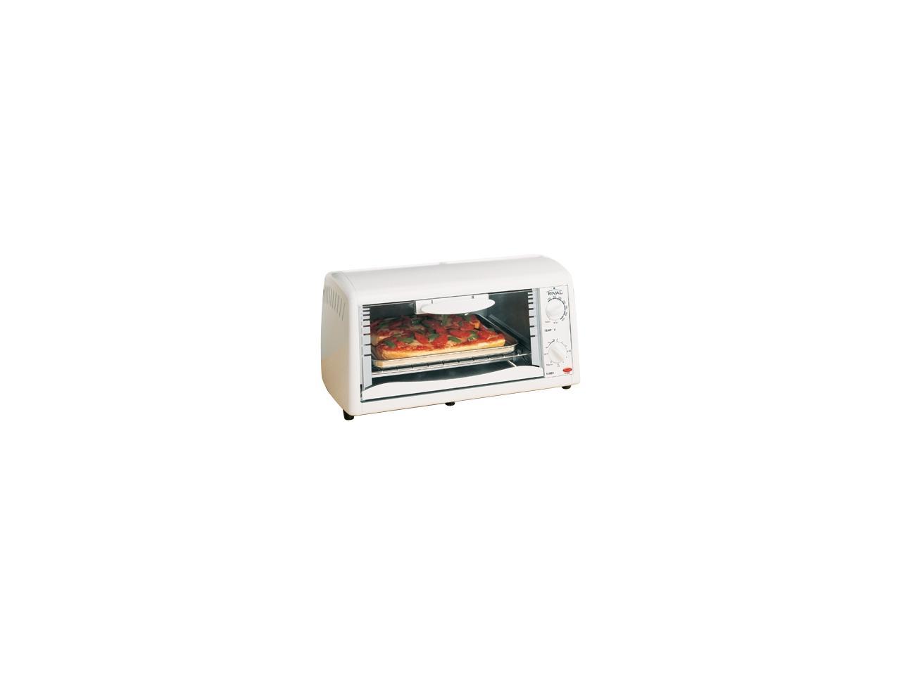 RIVAL TO450 White 4 Slice Toaster Ovens - Newegg.com