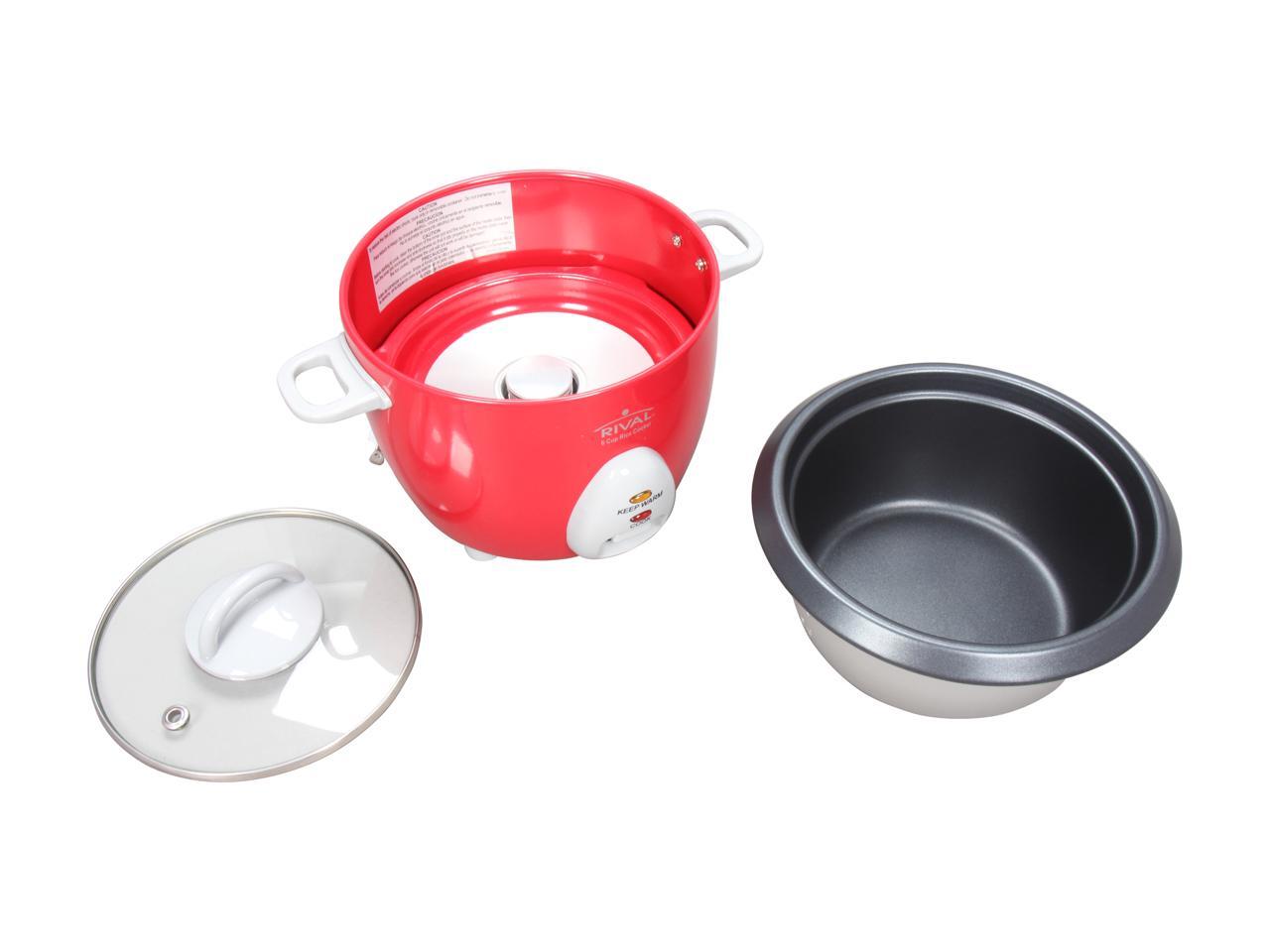 RIVAL RC61 Red 6 Cup Rice Cooker Newegg.ca