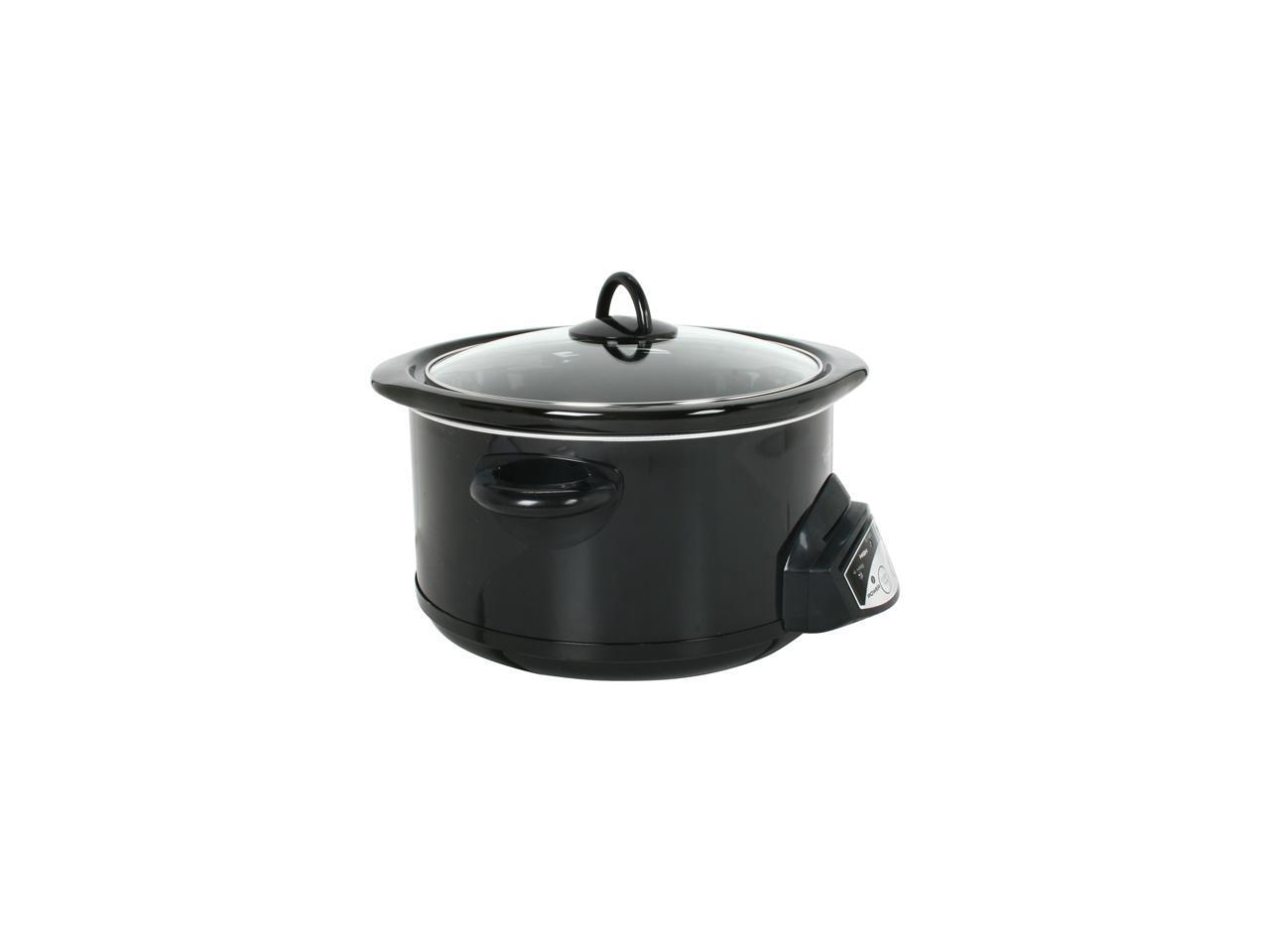 Rival Scrp500b Riv Black 5 Quart Smart Pot Slow Cooker Neweggca 6112