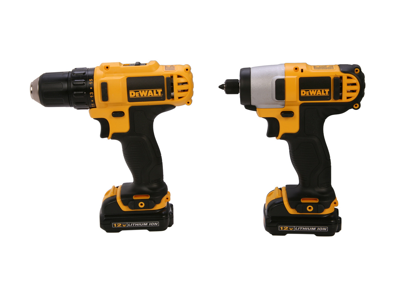 Dewalt DCK211S2 12V MAX Brushed Lithium-Ion 3/8 in. Cordless Drill ...