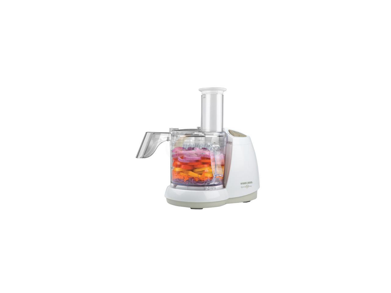 Black & Decker FP1445 White Quick 'N Easy Plus Food Processor Newegg.ca
