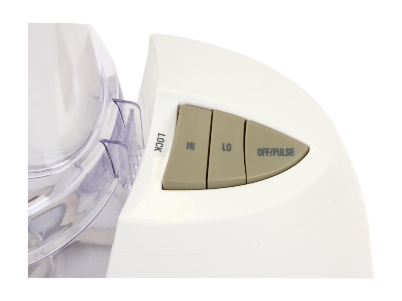 Black & Decker FP1445 White Quick 'N Easy Plus Food Processor Newegg.ca