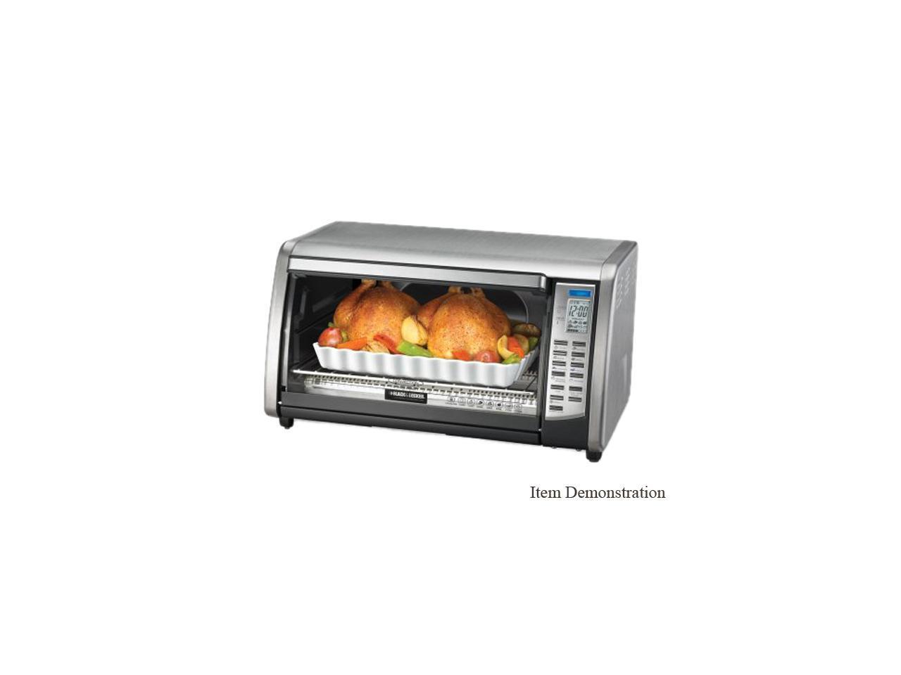 Black & Decker CTO6301 Stainless Steel Digital Touchpad Toaster Oven