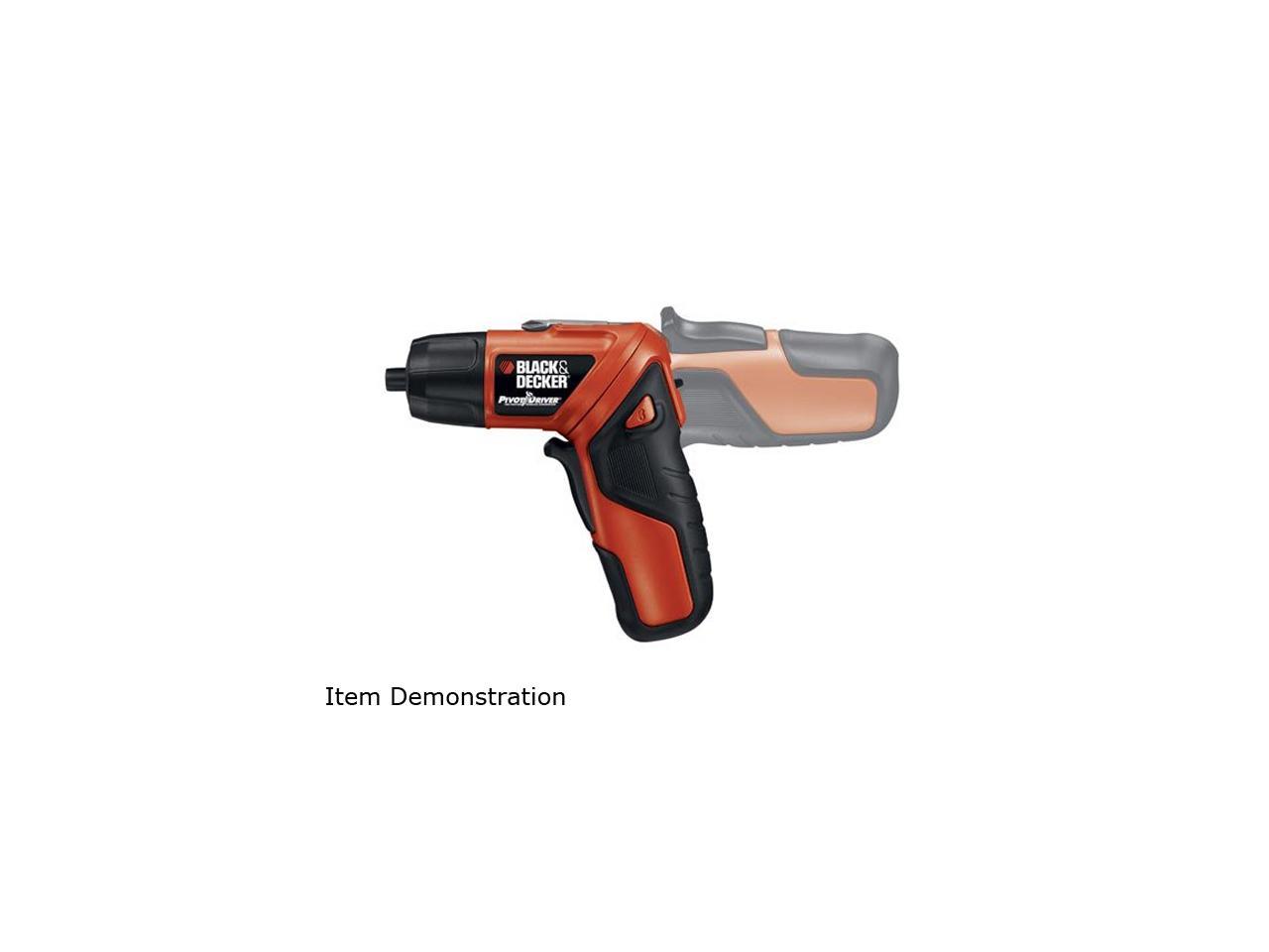 Black & Decker PD400LG A PIVOTDRIVER Cordless Rechargeable Screwdriver ...