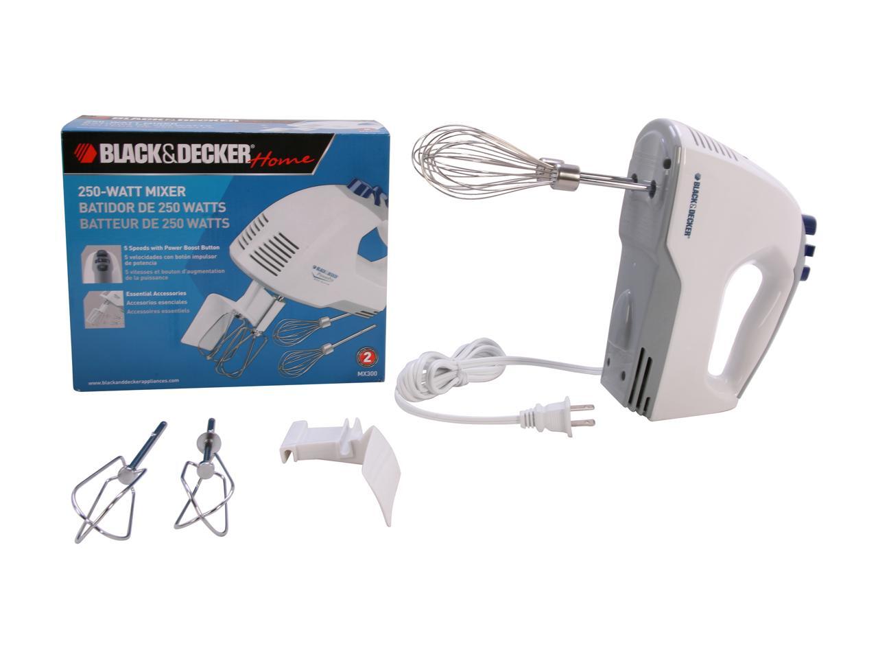 Black & Decker MX300 PowerPro 250Watt Mixer White Newegg.ca