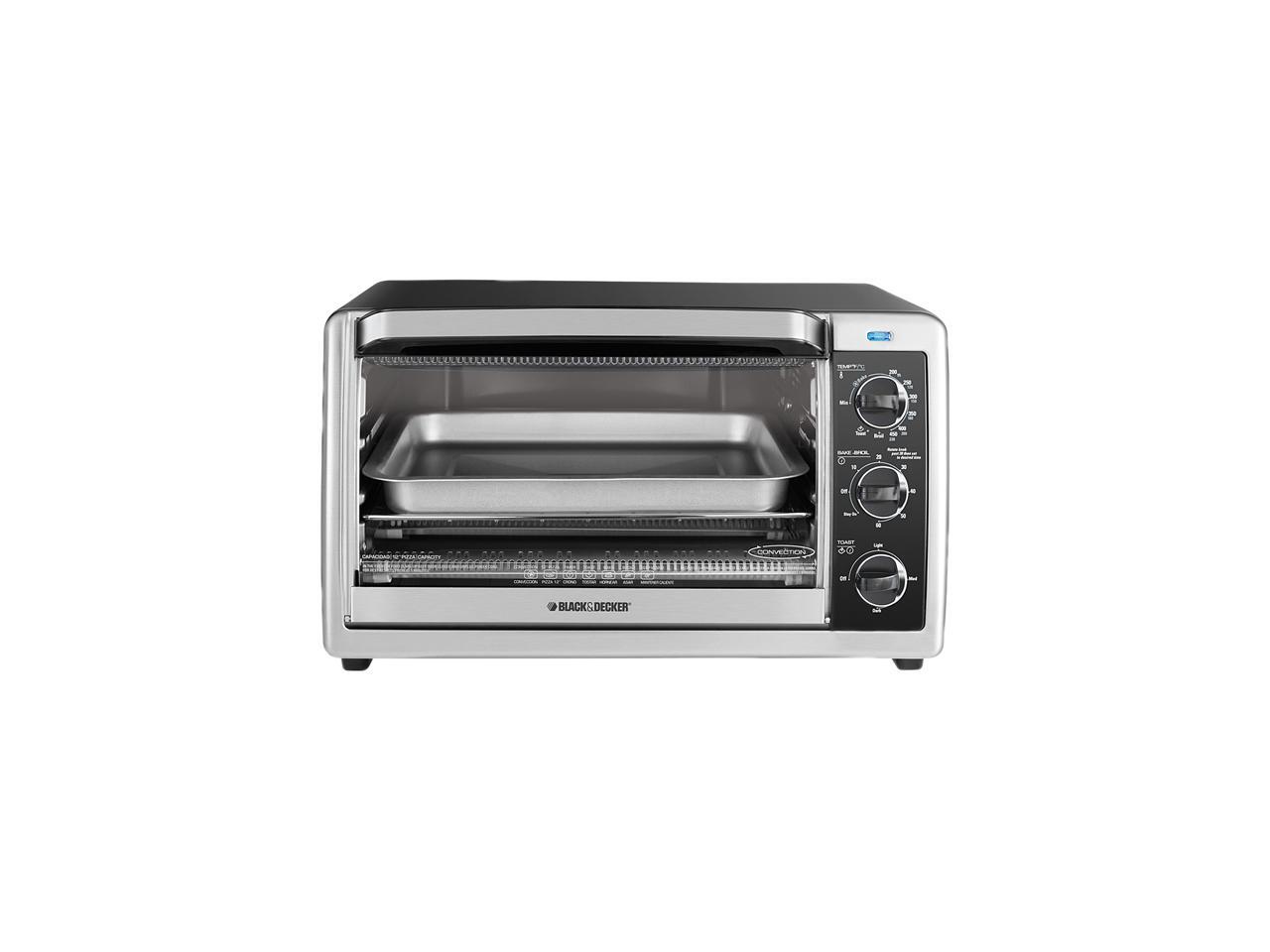 Black & Decker TO1675B 6Slice Countertop Convection Toaster Oven