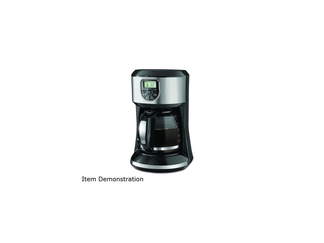 Black & Decker CM4000S Black/Silver 12Cup Programmable Coffee Maker
