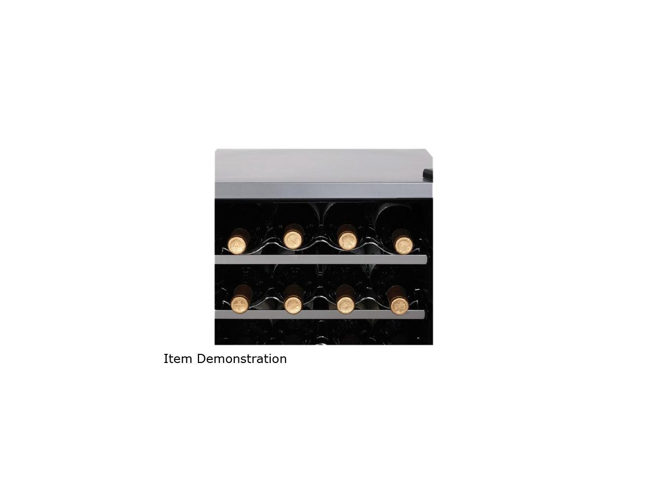 Haier HVTM12BSS Wine Cellar with Electronic Controls Gray