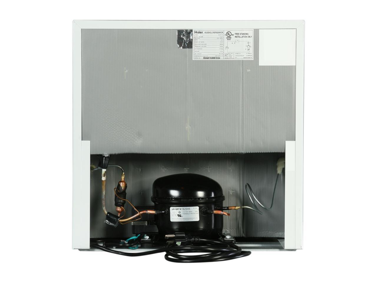 Haier 1.7 Cu. Ft. 1.7 Cu. Ft. Mini Refrigerator/Freezer White HCR17W