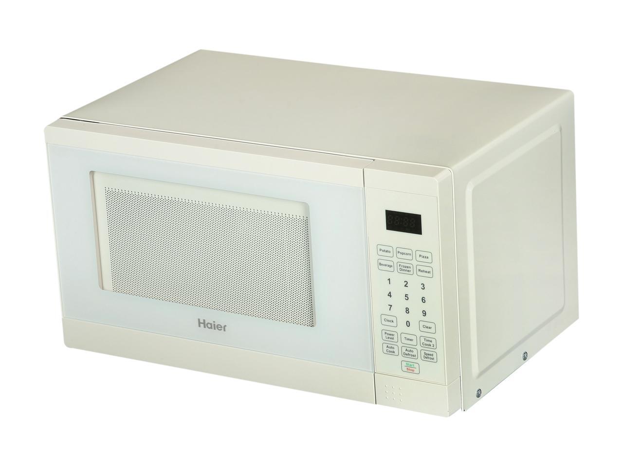 Haier 700 watt 0.7 Cubic Foot Microwave Oven HMC720BEWW Newegg.ca