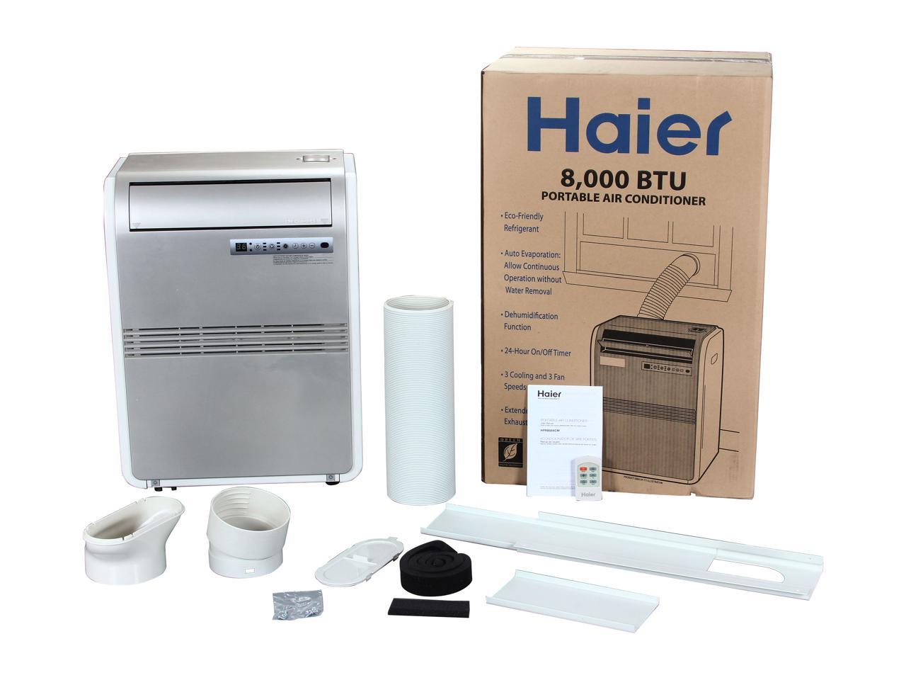 Refurbished Haier HPRB08XCM 8,000 Cooling Capacity (BTU) Portable Air