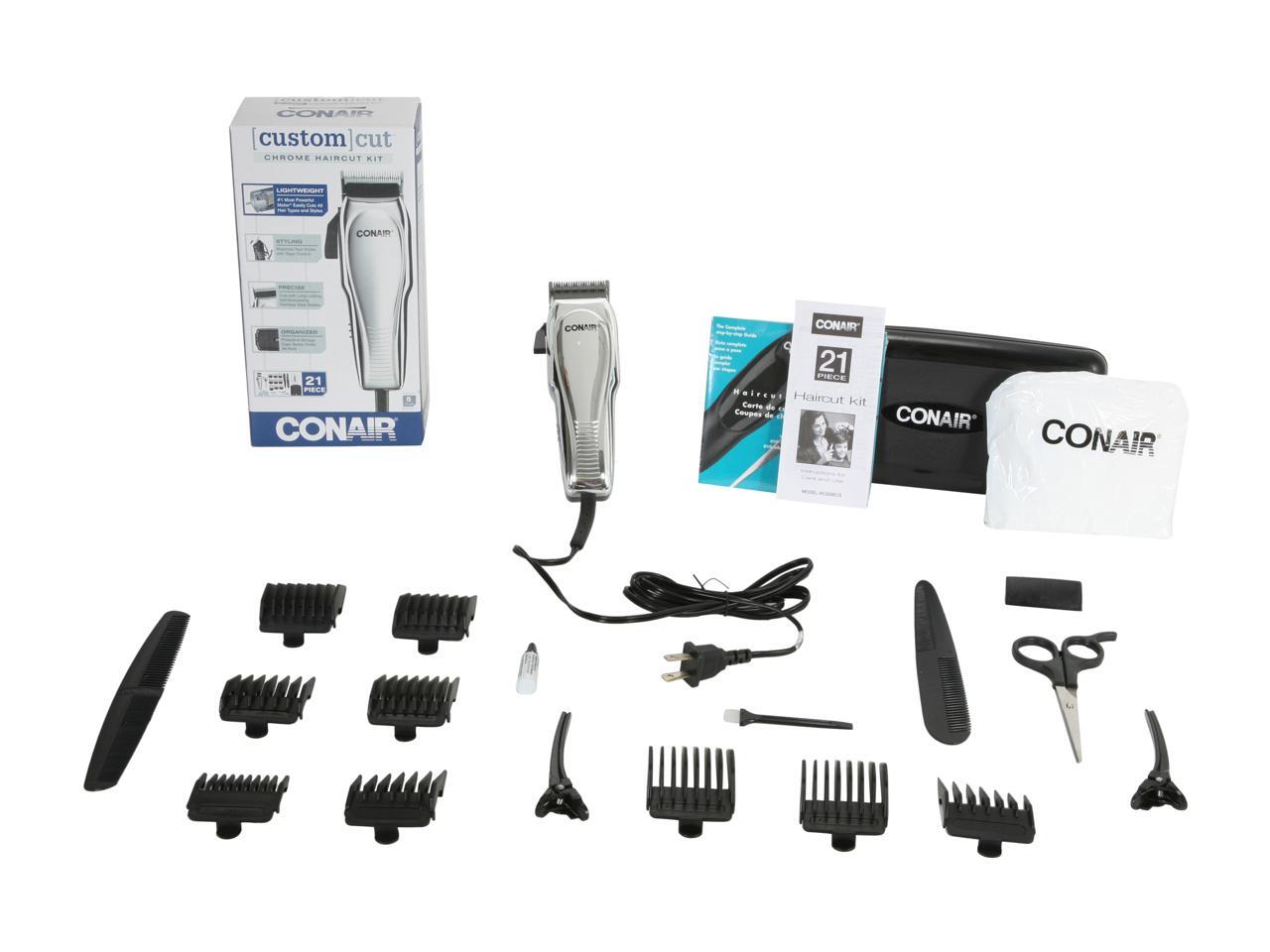 CONAIR HC200GB Cut 21piece Chrome Haircut Kit With Case Newegg.ca