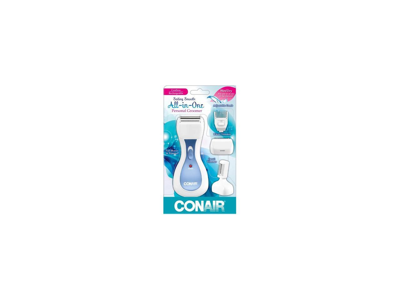 Conair Satiny Smooth AllinOne Ladies’ Personal Groomer, LTGS40RCS