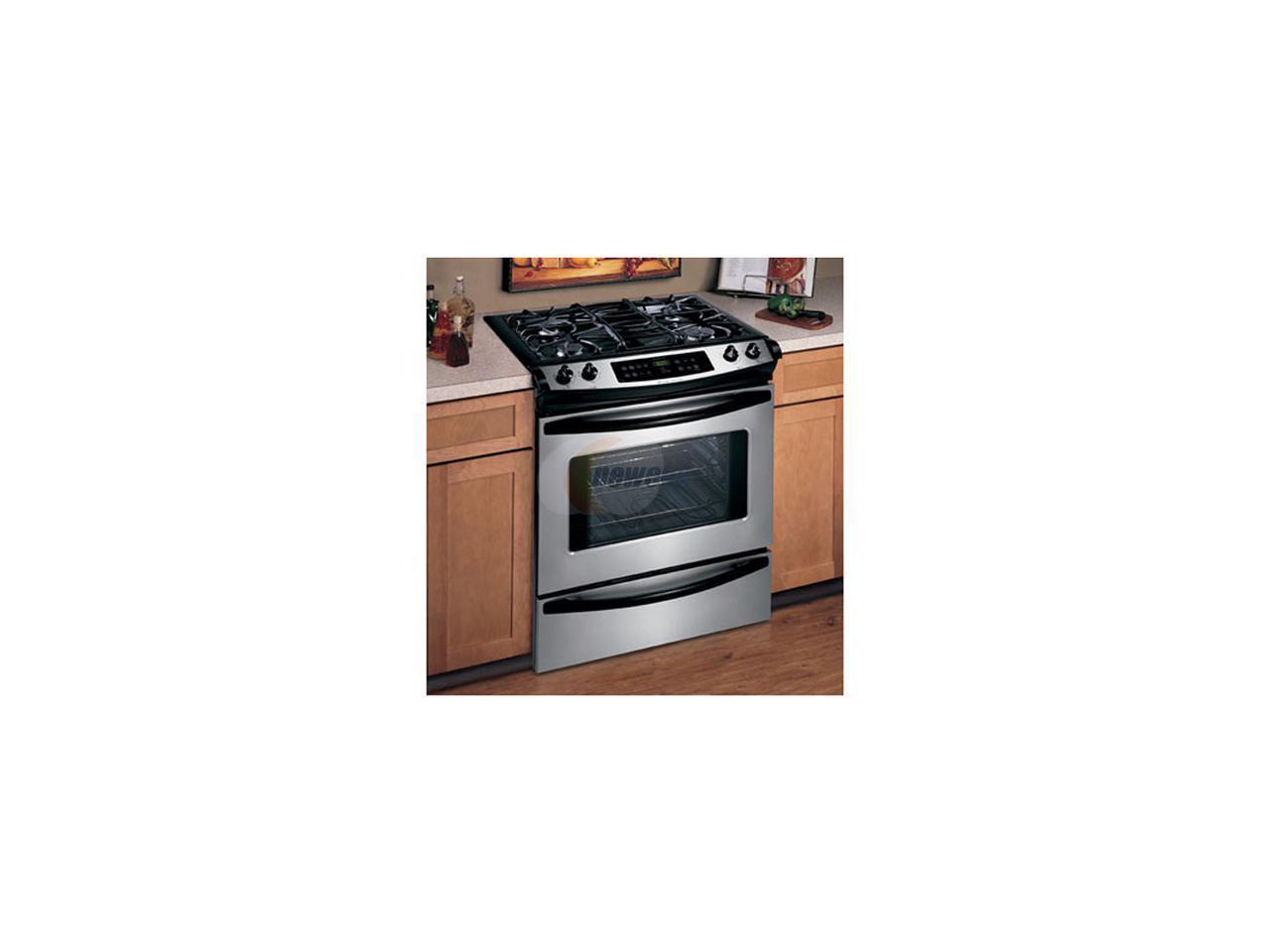 Frigidaire 30" Slidein DualFuel Range FCS366EC