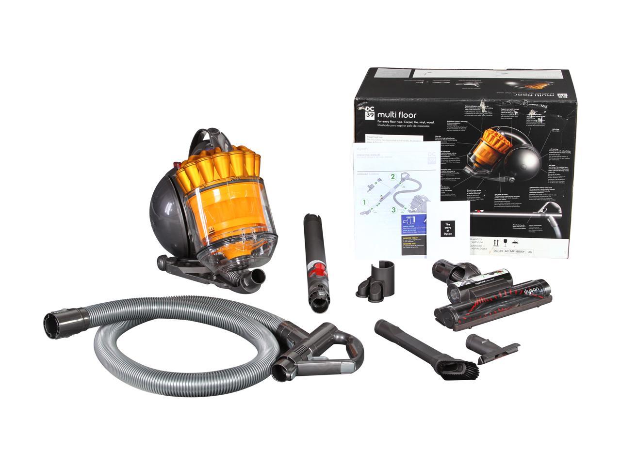 Dyson DC39 Multi Floor Canister Vacuum Yellow Newegg.ca