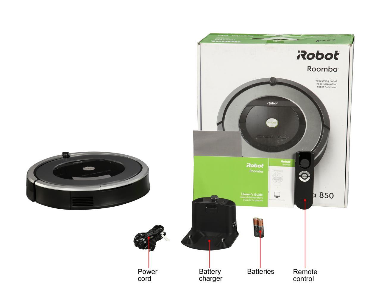 Refurbished iRobot Roomba 850 Robotic Vacuum with Scheduling Feature, Remote and Docking