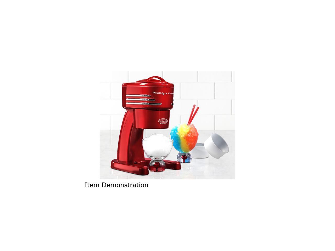 NOSTALGIA ELECTRICS RISM900RETRORED Electric Shaved Ice Machine