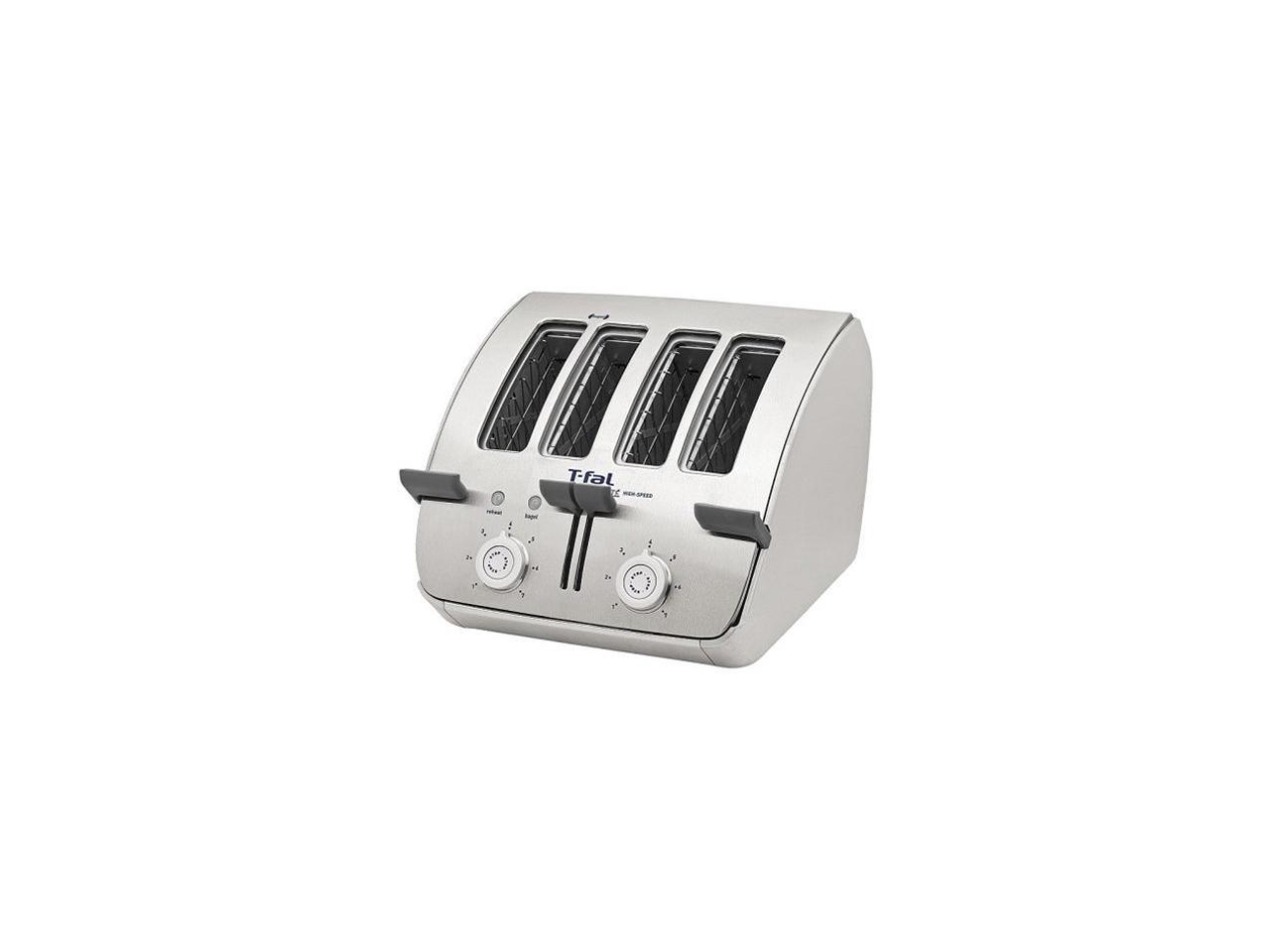 TFal TT7495002 Stainless Steel Avante Deluxe 4Slice Toaster