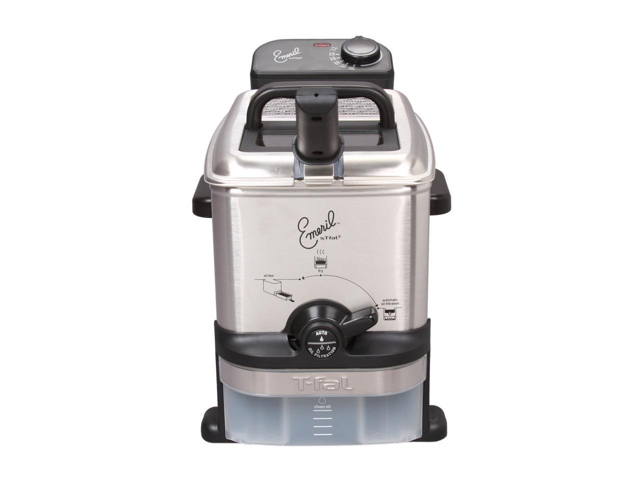 Emeril by Tfal, FR702D001 1.8 Liter Deep Fryer with Integrated Oil