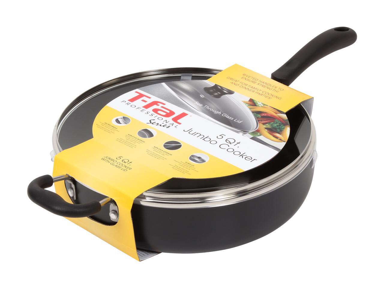Tfal A9108294 Specialty Nonstick 5Quart Jumbo Cooker with Glass Lid
