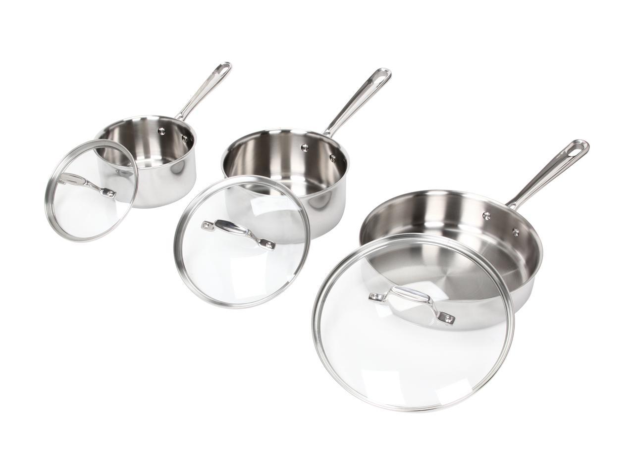 Emeril By All Cald Pro Clad Stainless Steel 12 Piece Set 4532