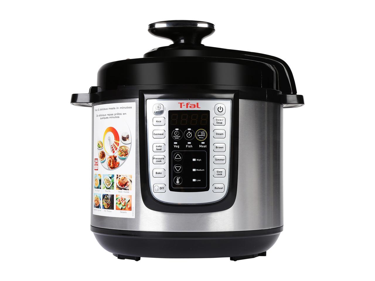 T-Fal CY505E51 6 Qt. 12-in-1 Programmable Electric Multi-Functional ...
