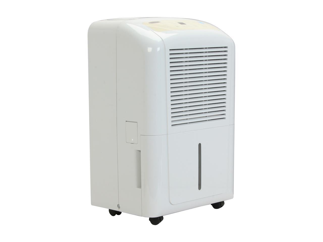 Soleus Air DP15003 Humidistat 50pint Portable Dehumidifier White