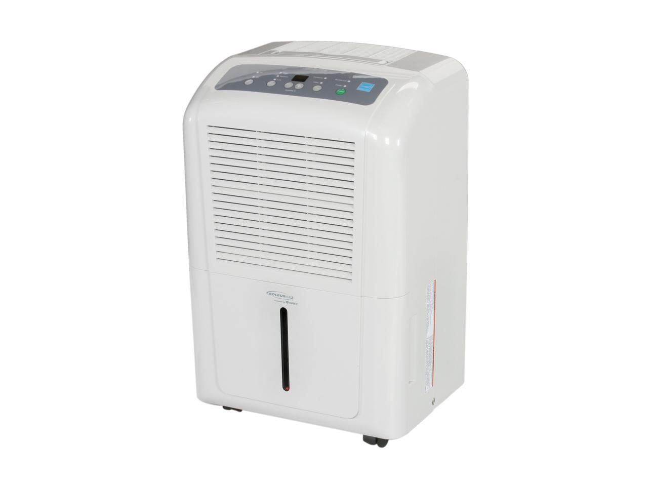 Soleus Air DP17003 Humidistat 70pint Portable Dehumidifier White