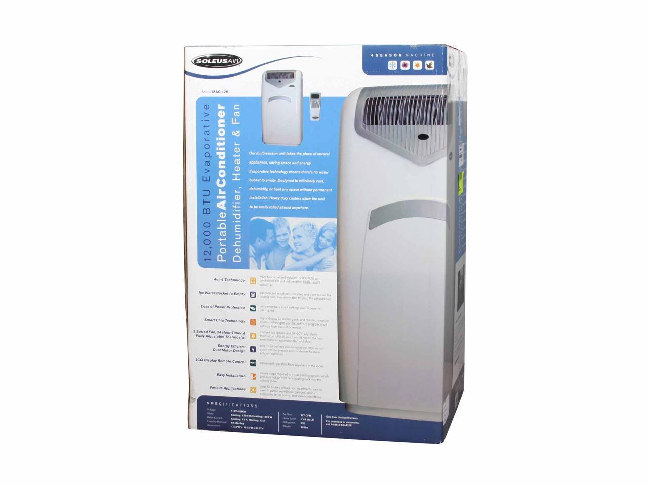 Soleus Air Mac 12k 12 000 Cooling Capacity Btu Portable Air