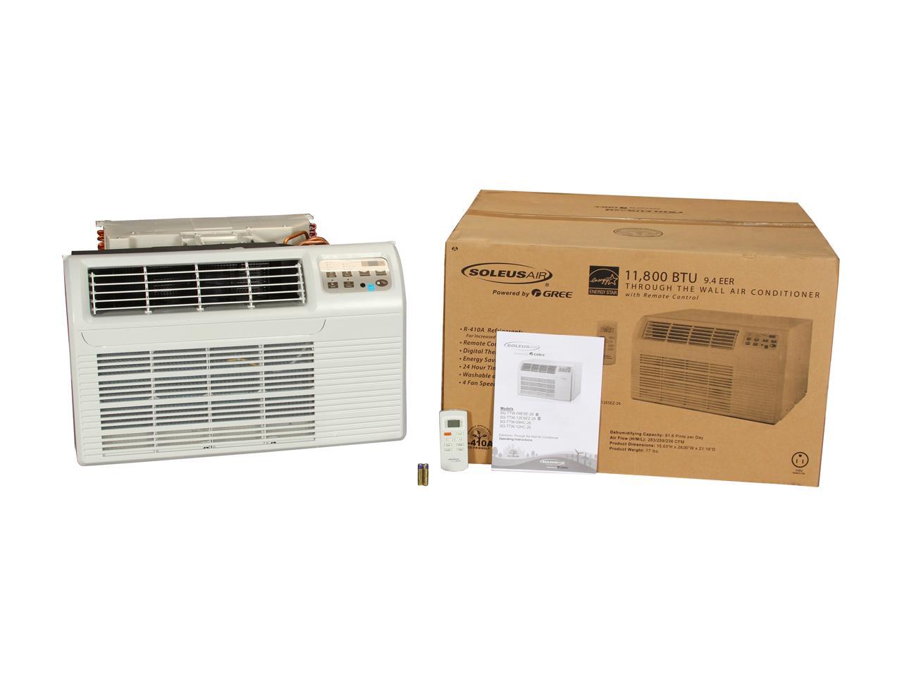 SOLEUS AIR SGTTW12ESEZ26 12,000 Cooling Capacity (BTU) Through the Wall Air Conditioner