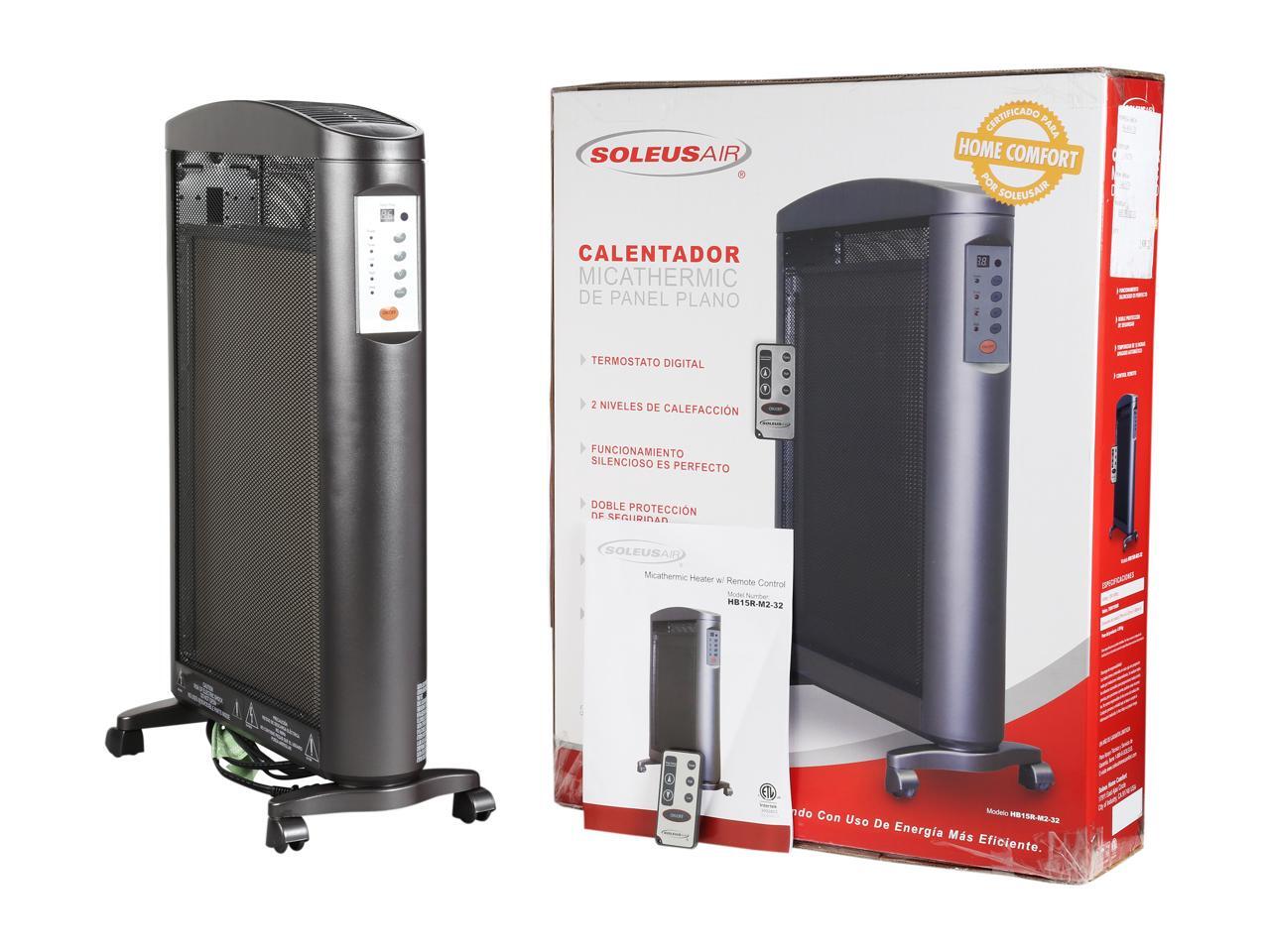 Soleus Air HB15M232 Micathermic Flat Panel Heater