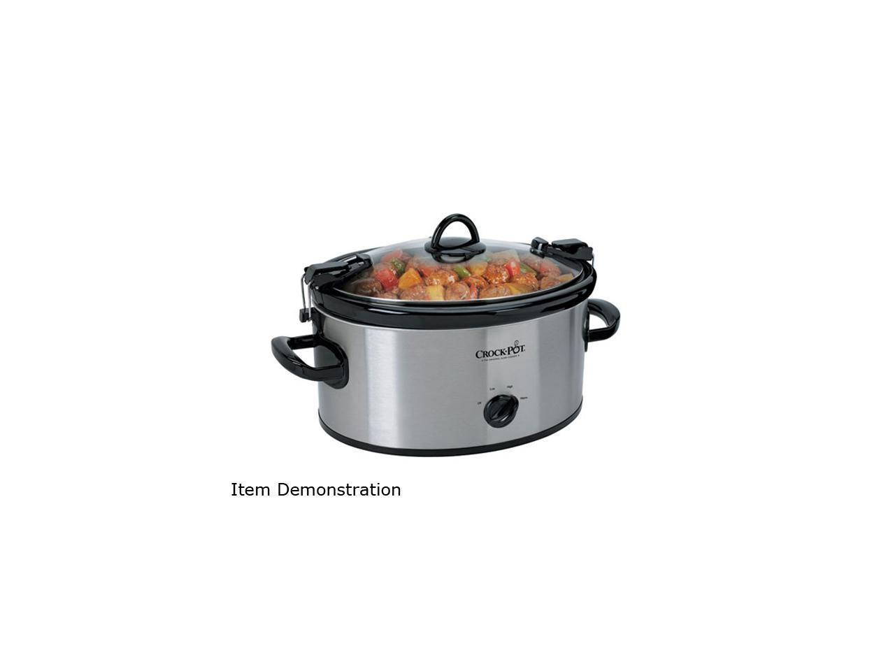 CROCKPOT SCCPVL600S Stainless Steel 6 Qt. Slow Cooker